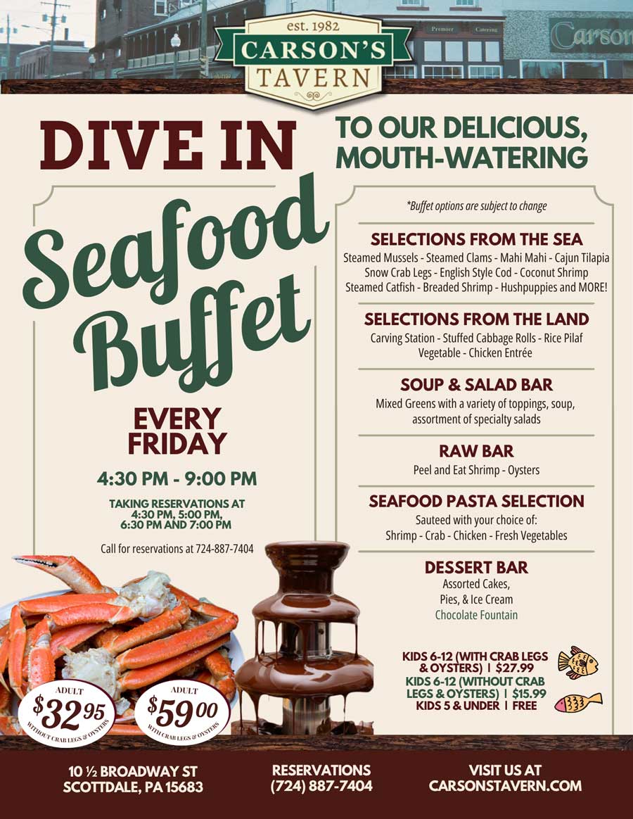Carson's Tavern Seafood Buffet